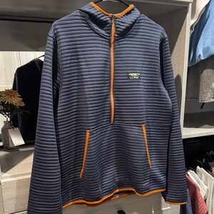 L.L. Bean Navy and Orange Lightweight Jacket